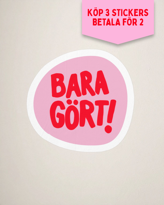 Sticker | Bara gört