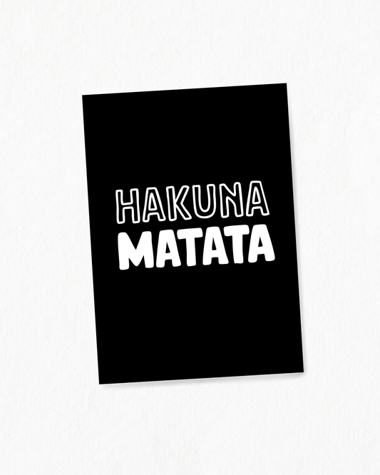 Mini poster | Hakuna Matata