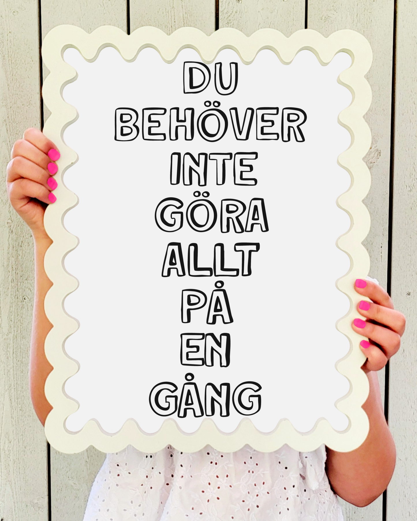 På en gång (vit/svart)