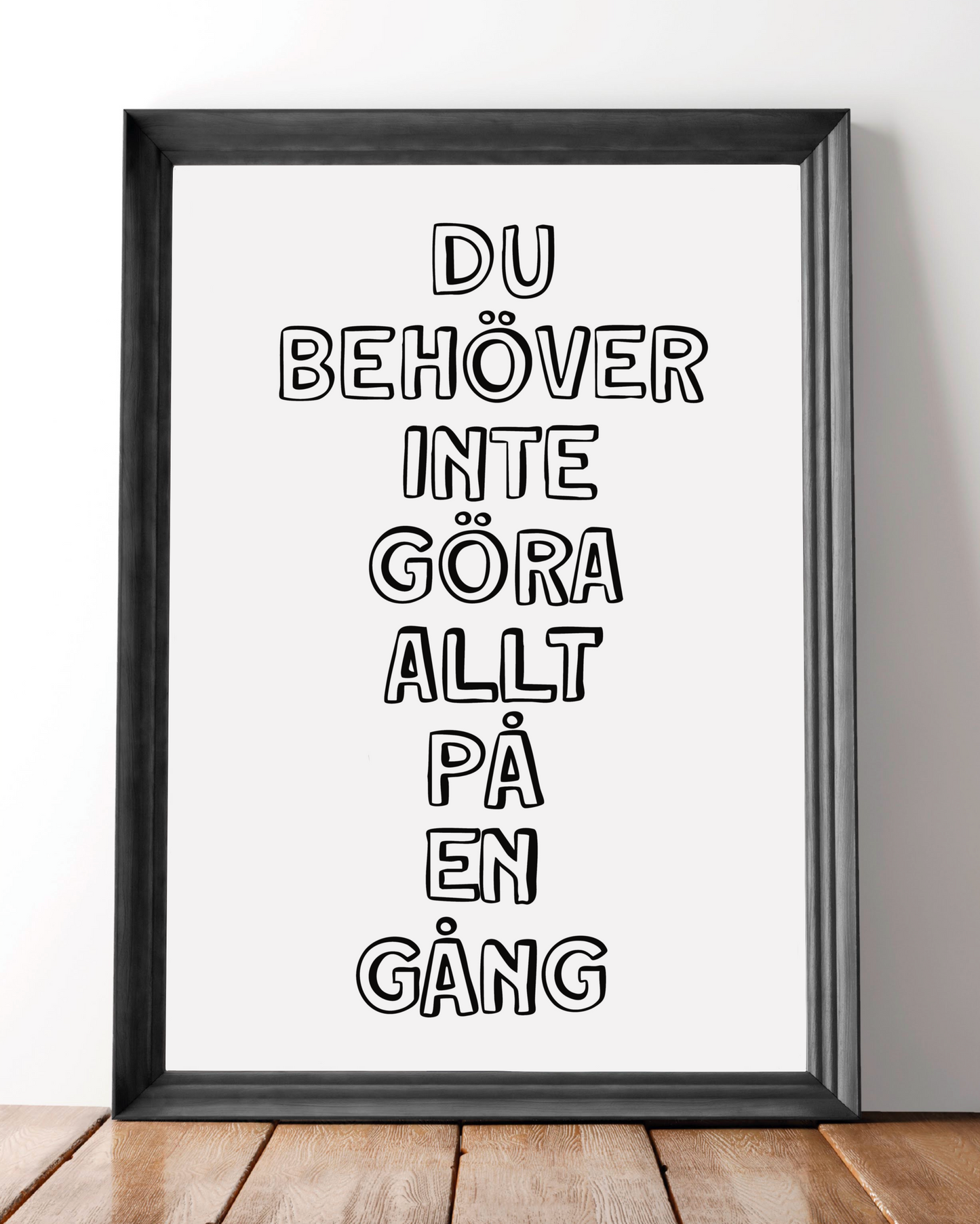 På en gång