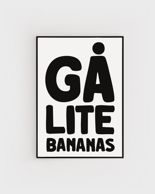 Gå lite bananas