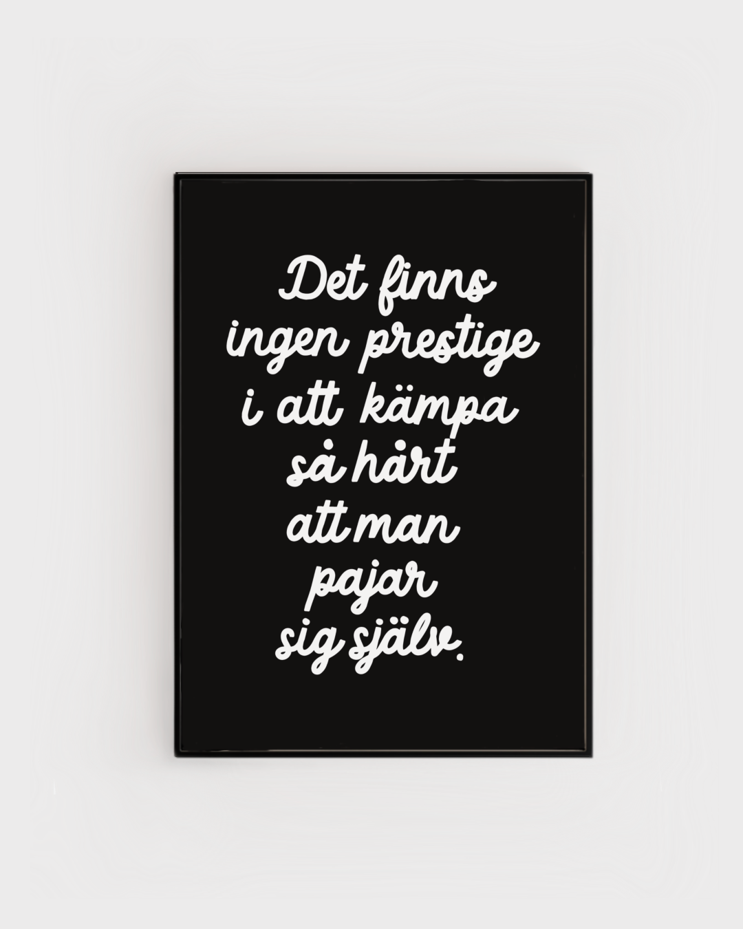 Ingen prestige