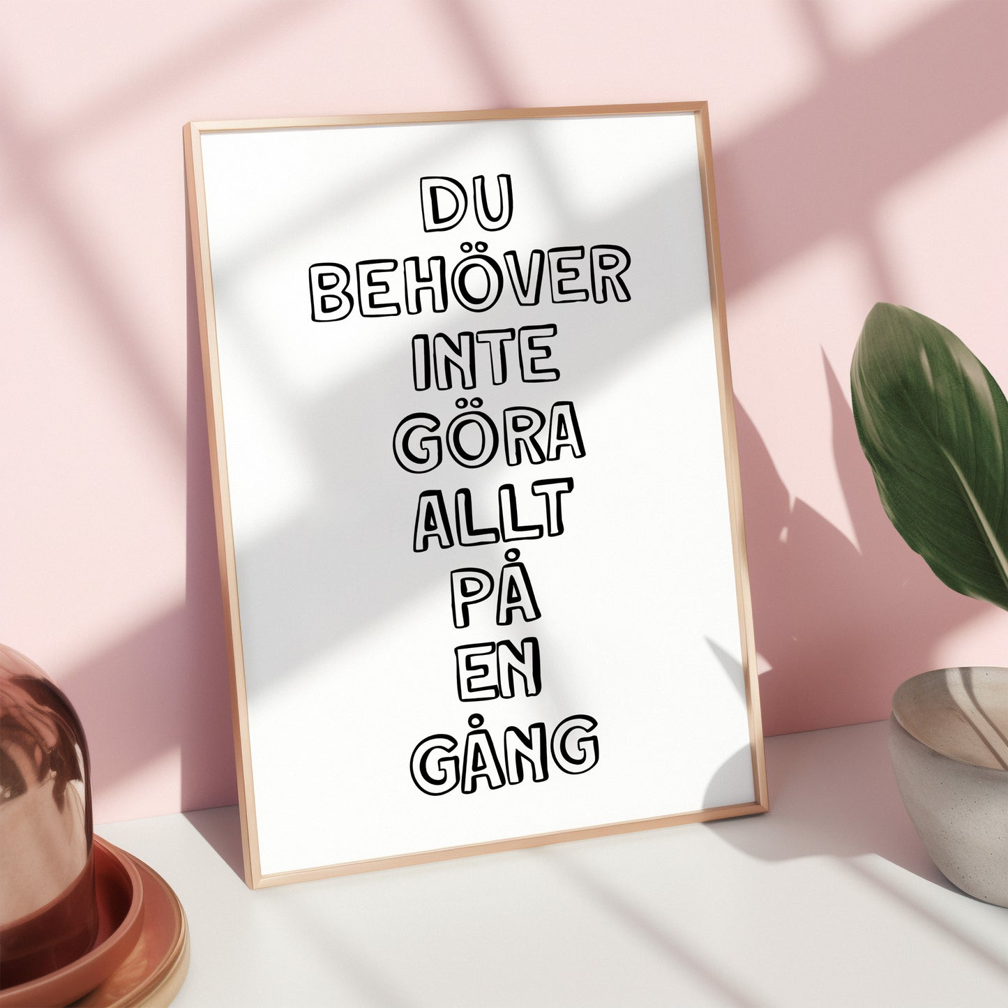 På en gång (vit/svart)