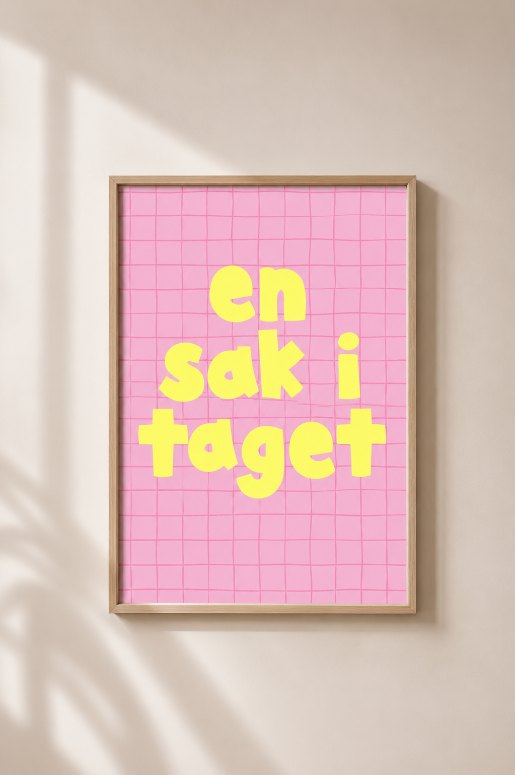 Poster | En sak i taget