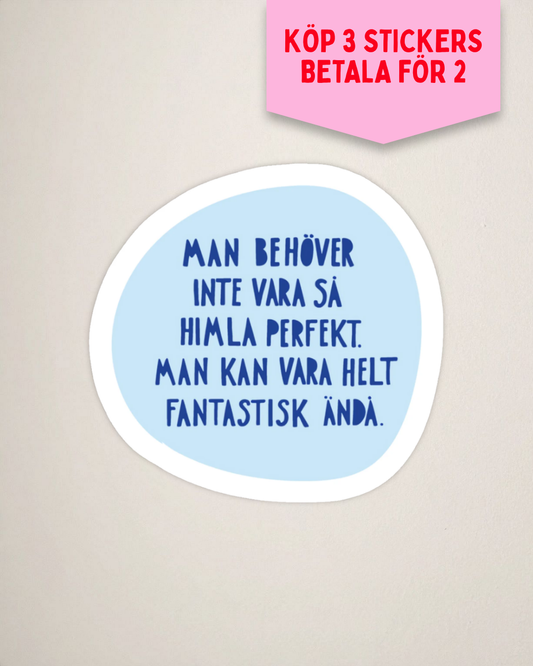 Sticker | Fantastisk