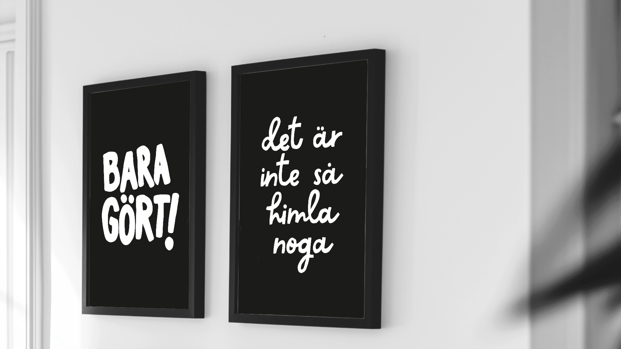 Poster med budskap
