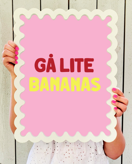 Bananas (rosa/röd/gul)