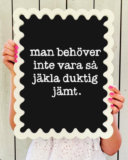 Duktig (svart/vit)
