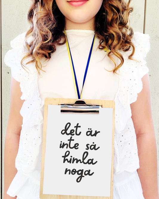 Inte så noga (vit/svart)