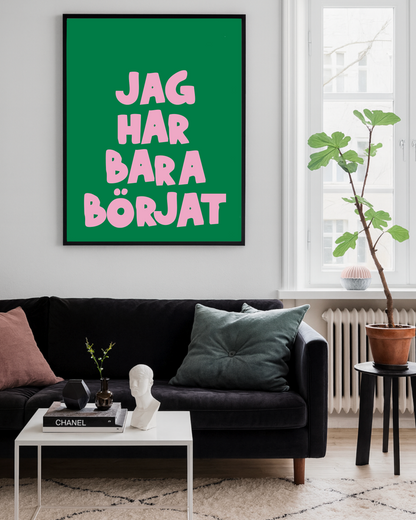 Bara börjat
