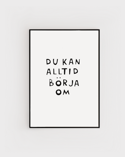 Poster | Börja om