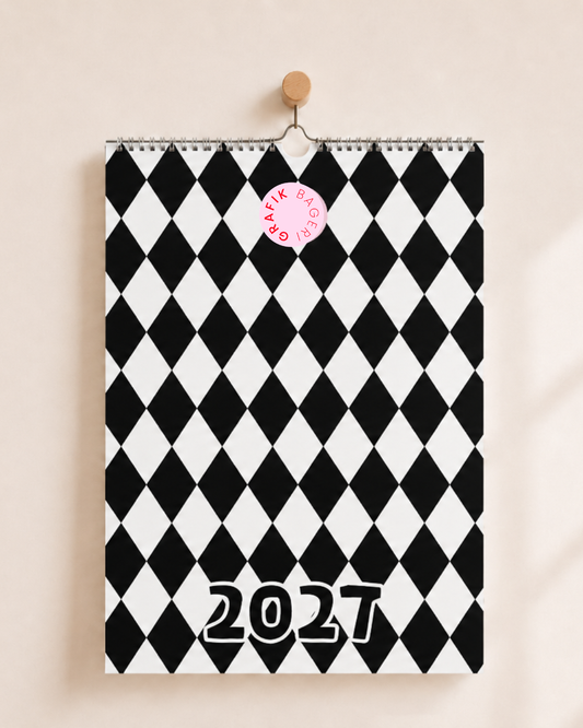 Kalender | 2027 - Svart/vit