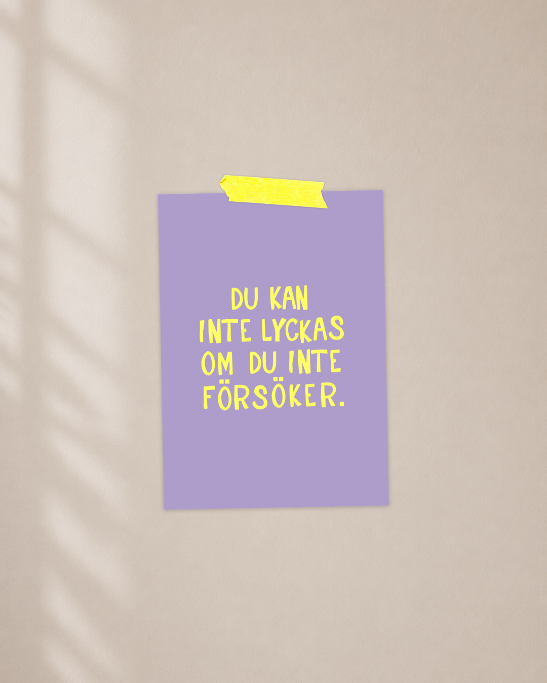 Mini poster | Lyckas