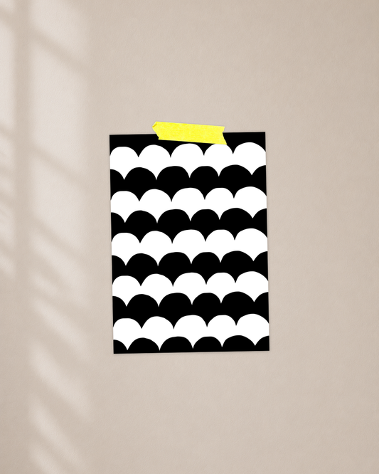 Mini poster | Vågor