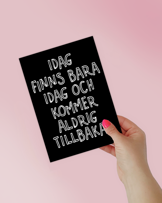 Mini poster | Idag