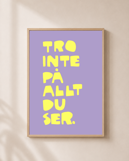 Poster | Tro inte på allt du ser