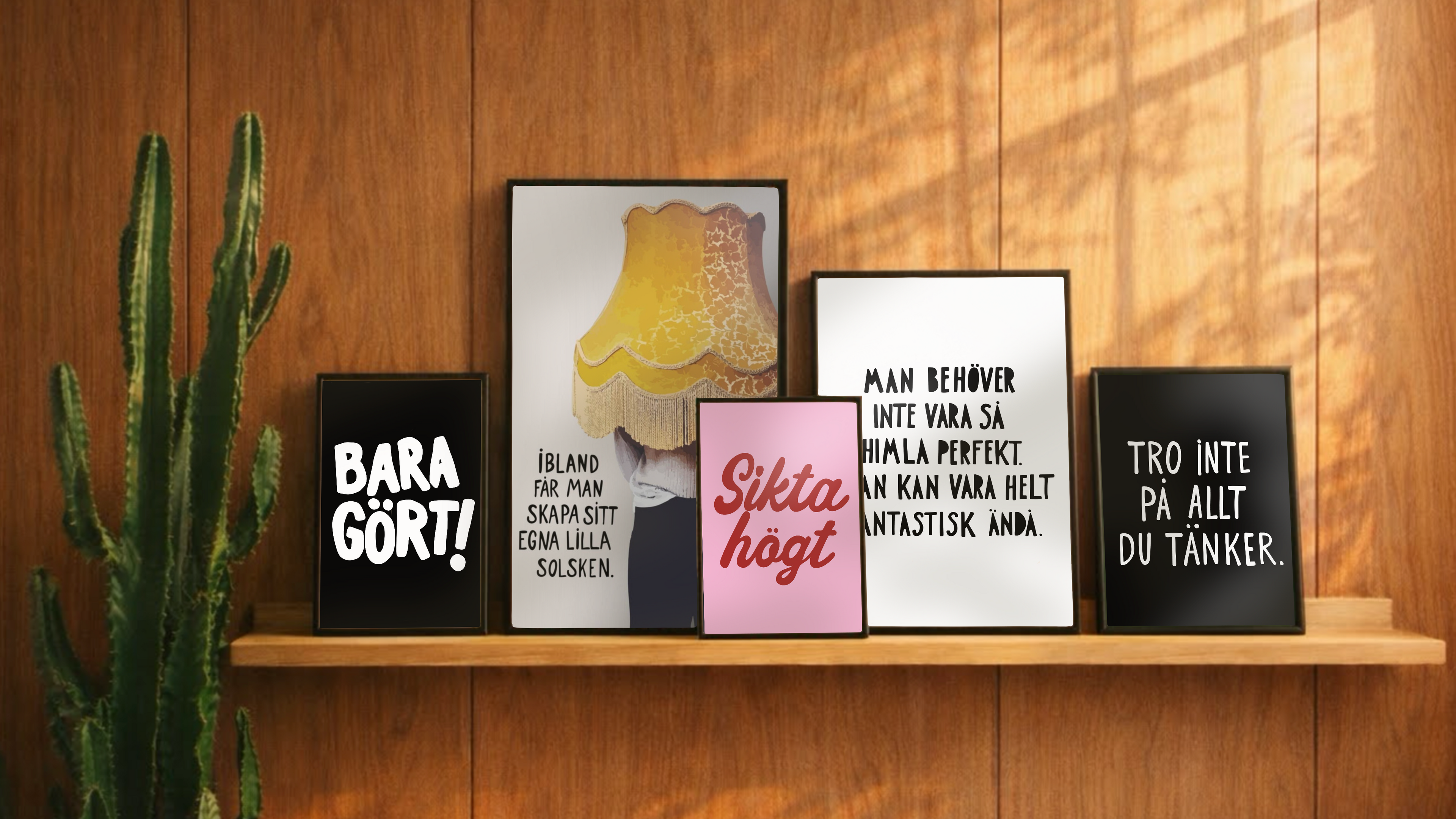 Posters och tavlor från grafik bageri