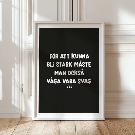 Bli stark (svart/vit)