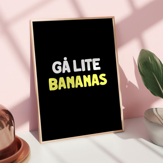 Bananas (svart/vit)
