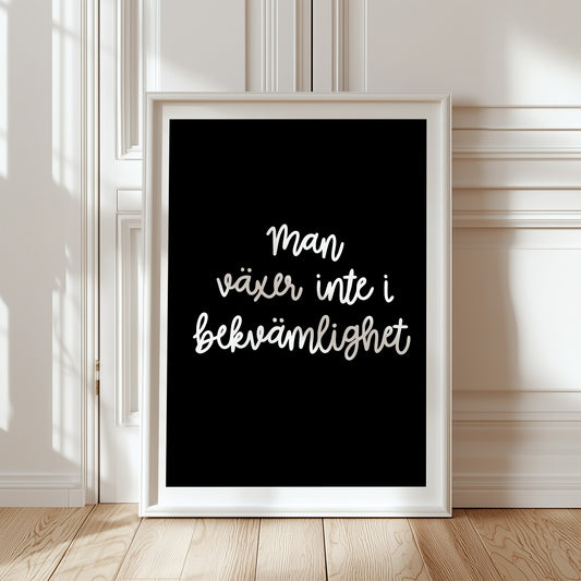 Växa (svart/vit)