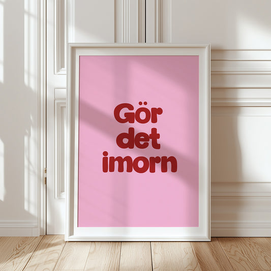 Imorn (rosa/röd)