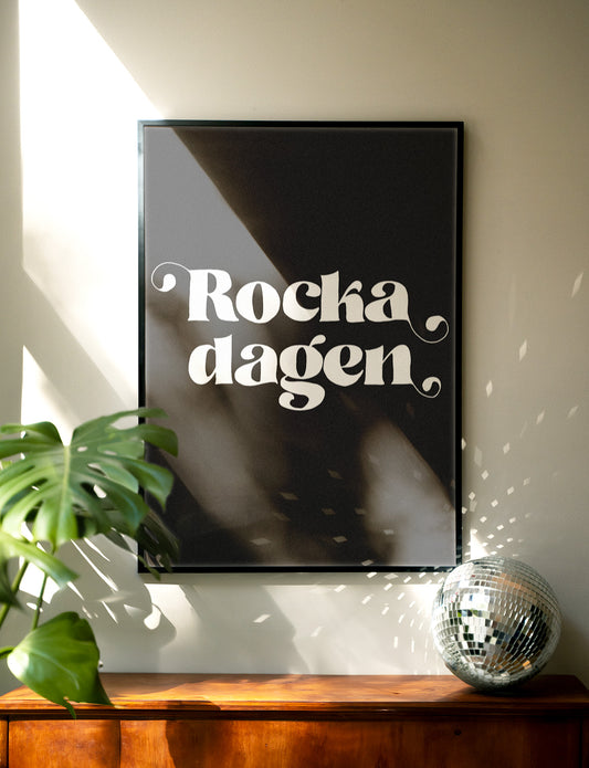 Rocka dagen (svart/vit)