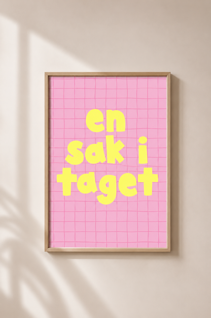 Poster | En sak i taget