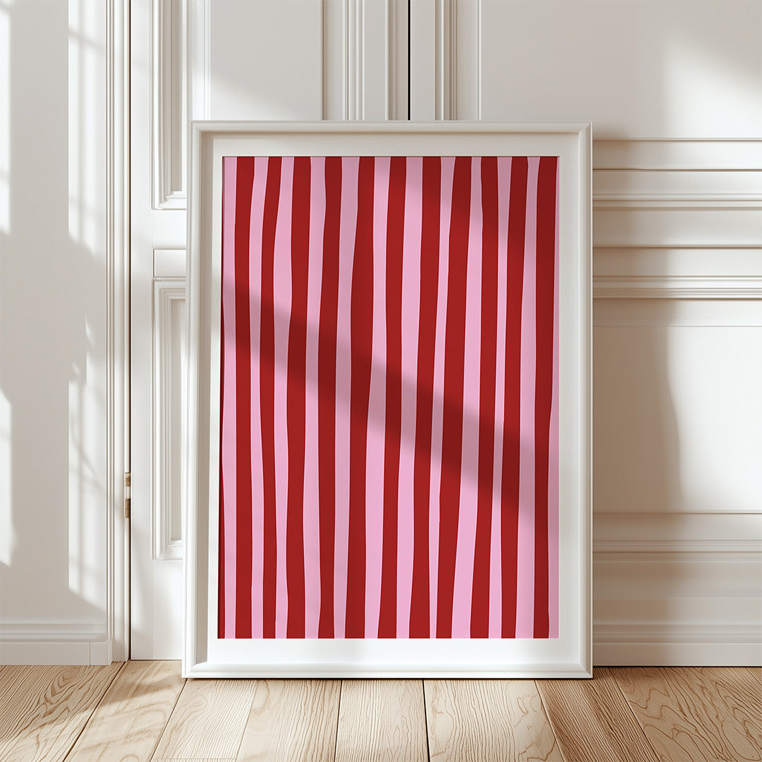 Stripes (rosa/röd)