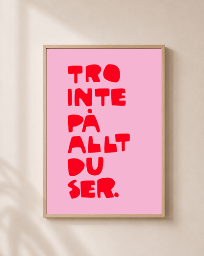 Poster | Tro inte på allt du ser