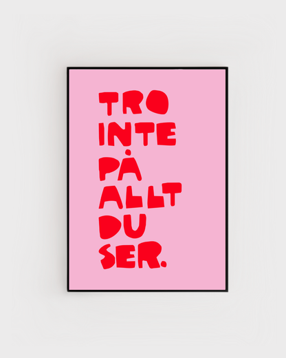 Poster | Tro inte på allt du ser