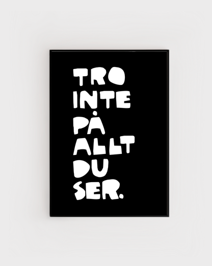 Poster | Tro inte på allt du ser