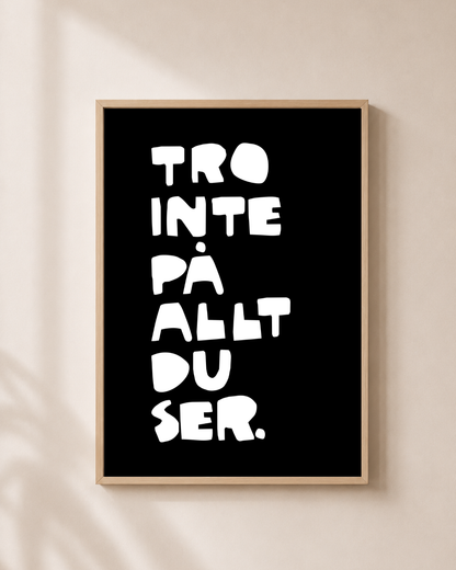 Poster | Tro inte på allt du ser