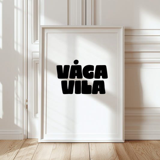 Vila (vit/svart)