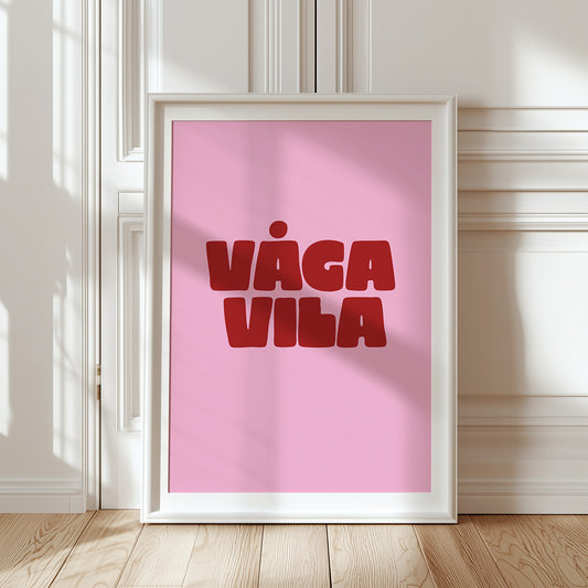 Vila (rosa/röd)