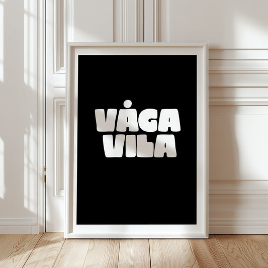 Vila (svart/vit)